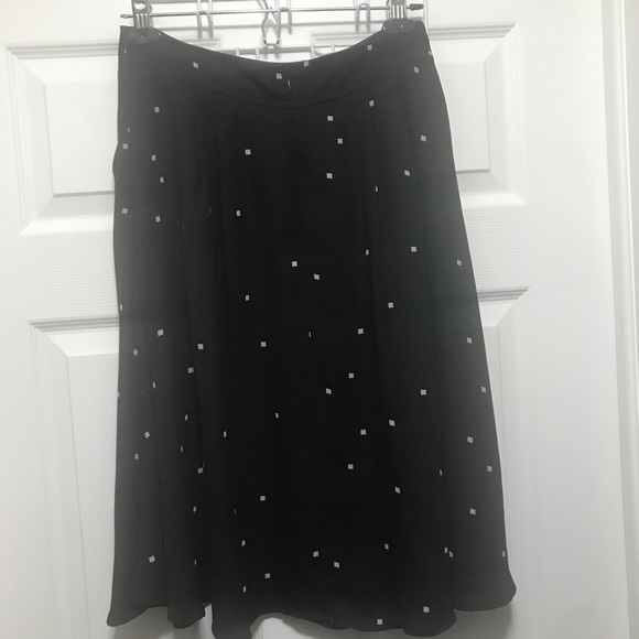 Daniel Rainn Black /Beige Midi Skirt - Picture 2 of 6